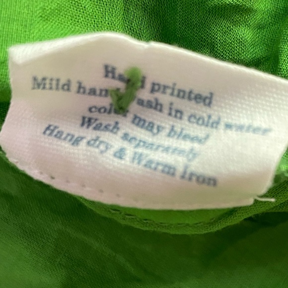 BEAU & RO Murray Mini Babydoll Cottagecore Dress In Green Petite Floral SZ S - Picture 6 of 11